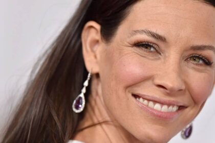 Evangeline Lilly, 47, showcases incredible figure in white bikini
