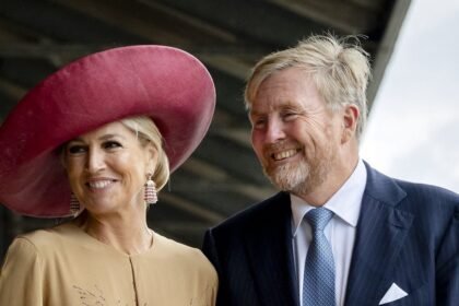 Queen Máxima brings runway polish to a Dutch dairy farm — Names newborn calf after herself
