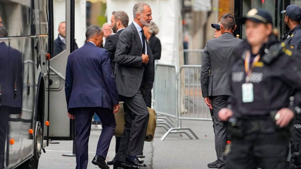 King Felipe and more pictured as European royals flock to Oslo for King Harald’s state funeral