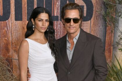 Matthew McConaughey’s wife Camila Alves and look-alike daughter Vida steal the spotlight in contrasting looks