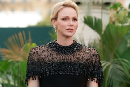 Princess Charlene dazzles in dramatic black gown at star-studded Monaco gala