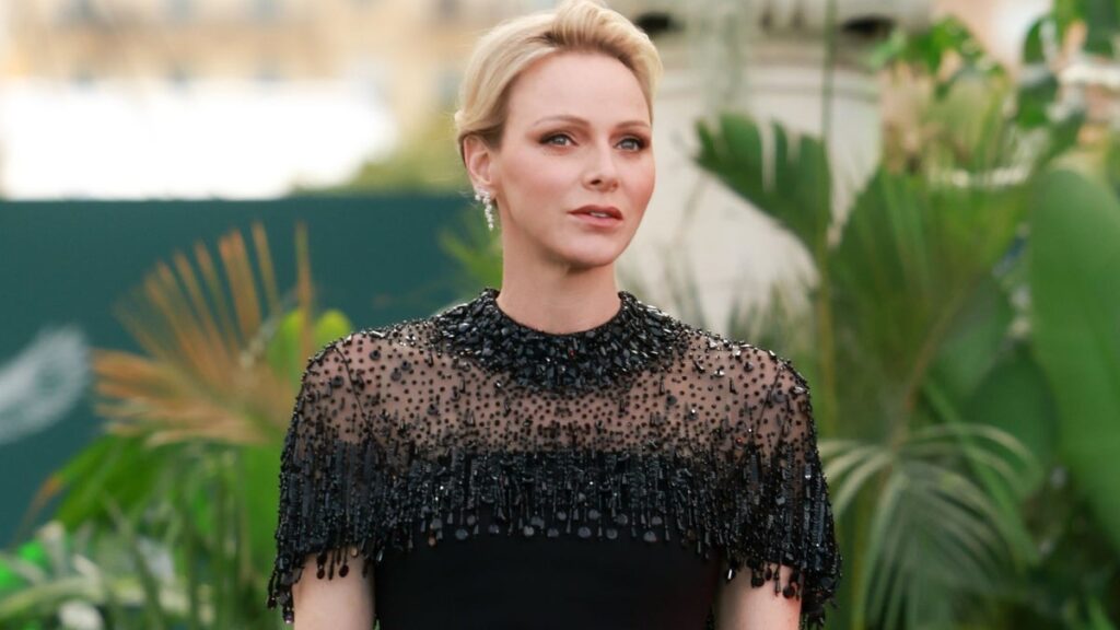 Princess Charlene dazzles in dramatic black gown at star-studded Monaco gala
