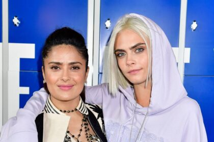 Salma Hayek steps behind the camera — with Cara Delevingne as a star