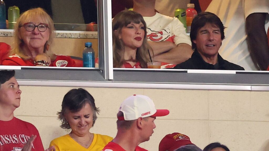 Tom Cruise said Taylor Swift was ‘schooling him’ on football during Chiefs game