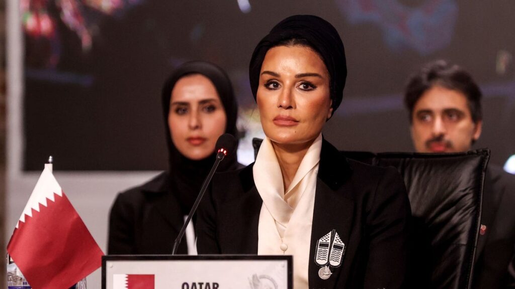 Sheikha Moza skips the UN’s Royal Week in New York as her husband’s death leaves her future in Qatar uncertain