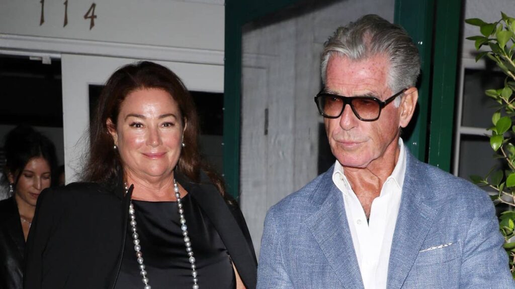 Keely Shaye Brosnan highlights her curves during lavish 63rd birthday dinner with smitten husband Pierce