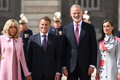 Princess Leonor and Infanta Sofía skipped the Macrons’ State Dinner, but they still stole the night