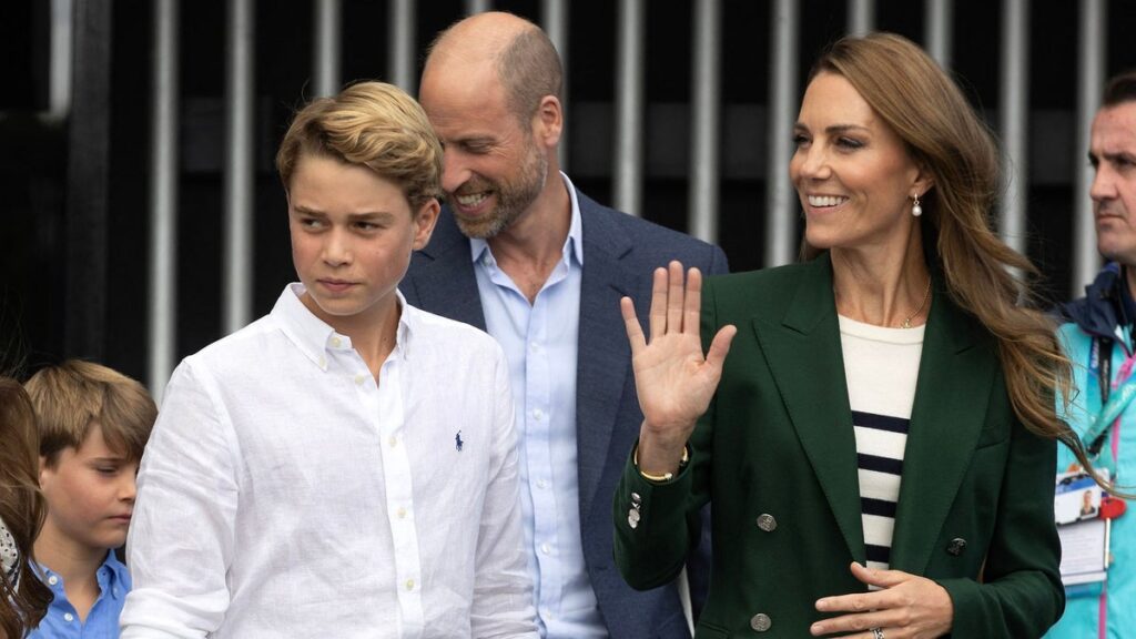 Prince George’s rare family outing before Eton