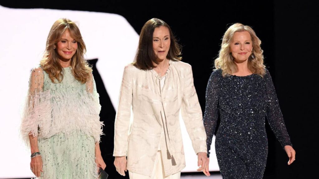 Charlie’s Angels stars turn back the clock at Emmys in ageless reunion