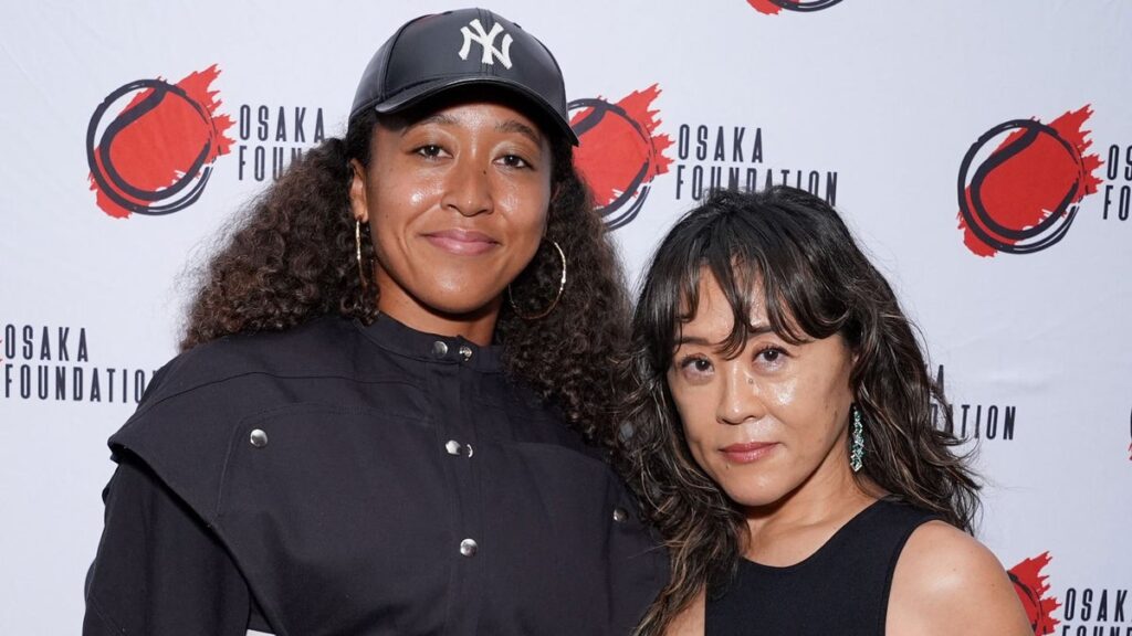 Naomi Osaka’s mom serves courtside in a little red dress ahead of the US Open