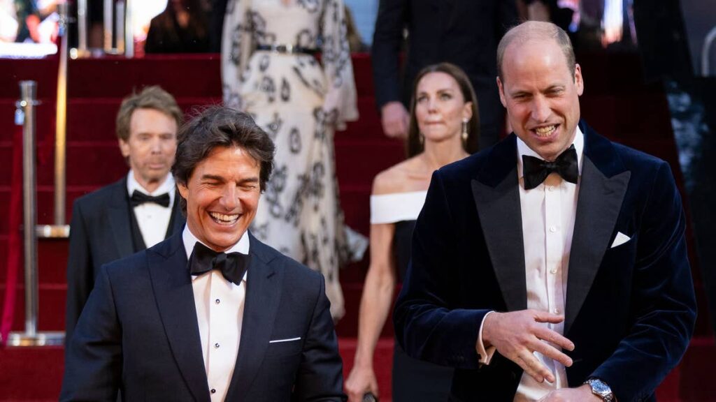 Tom Cruise’s two-word message to Prince William revealed