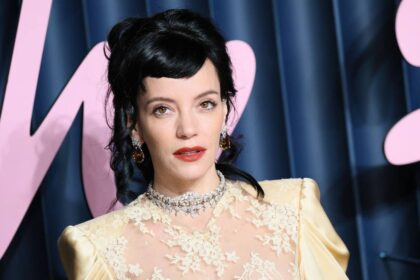 Lily Allen, 41, stuns in satin bustier and suspenders during Norway show