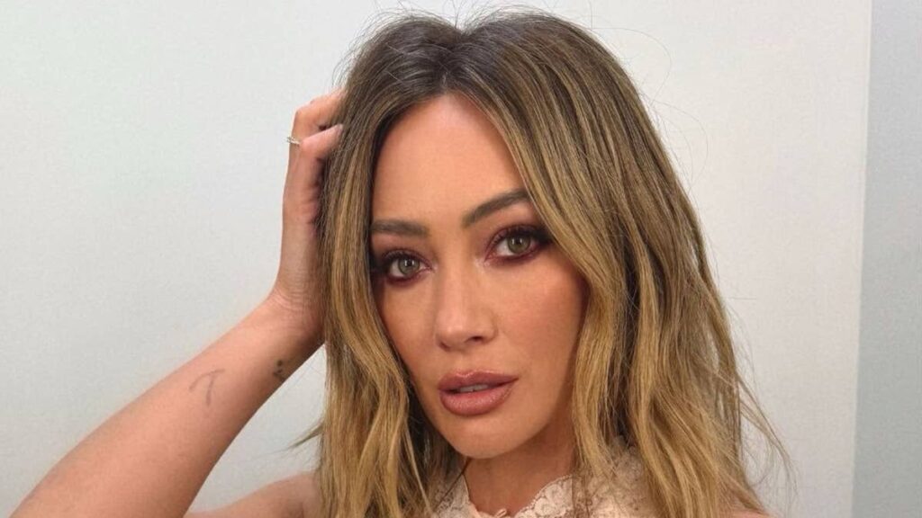 Hilary Duff’s ‘naked’ lace dress has fans ‘in a trance’ in head-turning new appearance