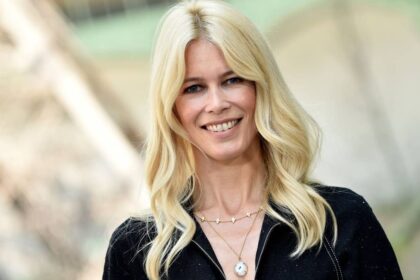 ’90s supermodel Claudia Schiffer, 56, stuns in tiny white bikini on glam vacation