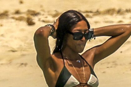 Naomi Campbell shows off her stunning bikini body during Ibiza getaway