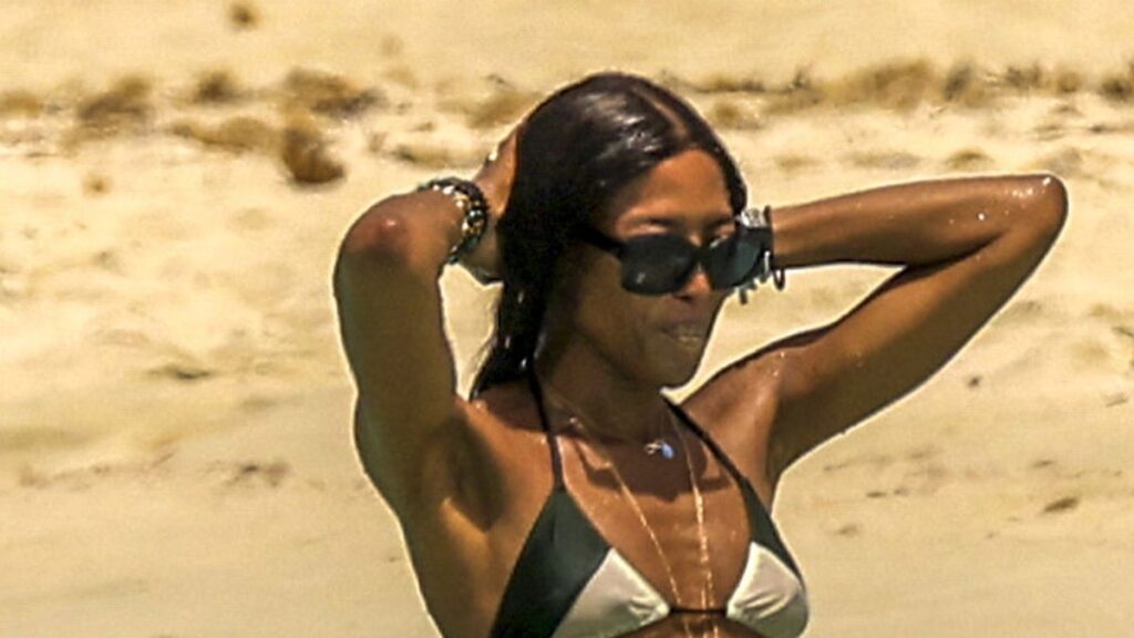 Naomi Campbell shows off her stunning bikini body during Ibiza getaway