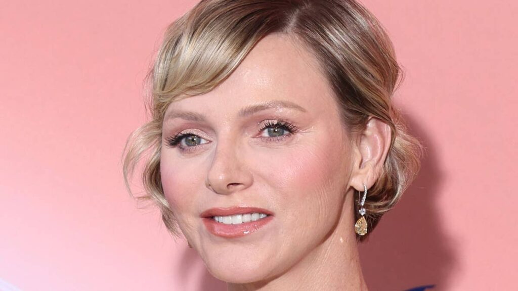 Princess Charlene surprises in sheer lace top on daring pre-wedding date with Prince Albert