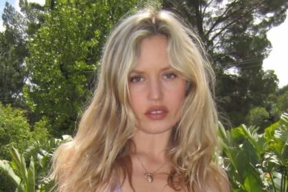 Yummy mummy Georgia May Jagger shows off rock-hard abs in string bikini in photo from family holiday with son Dean, 2