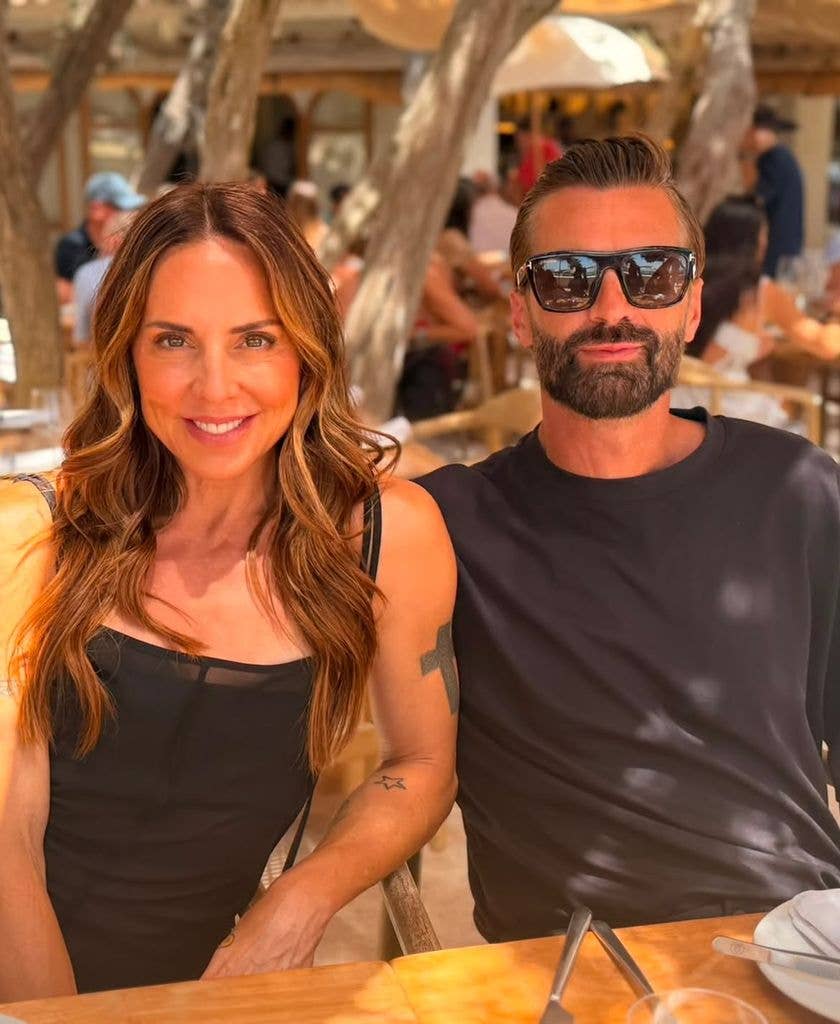 Bikini-clad Mel C cuddles up to shirtless husband Chris Dingwall on honeymoon