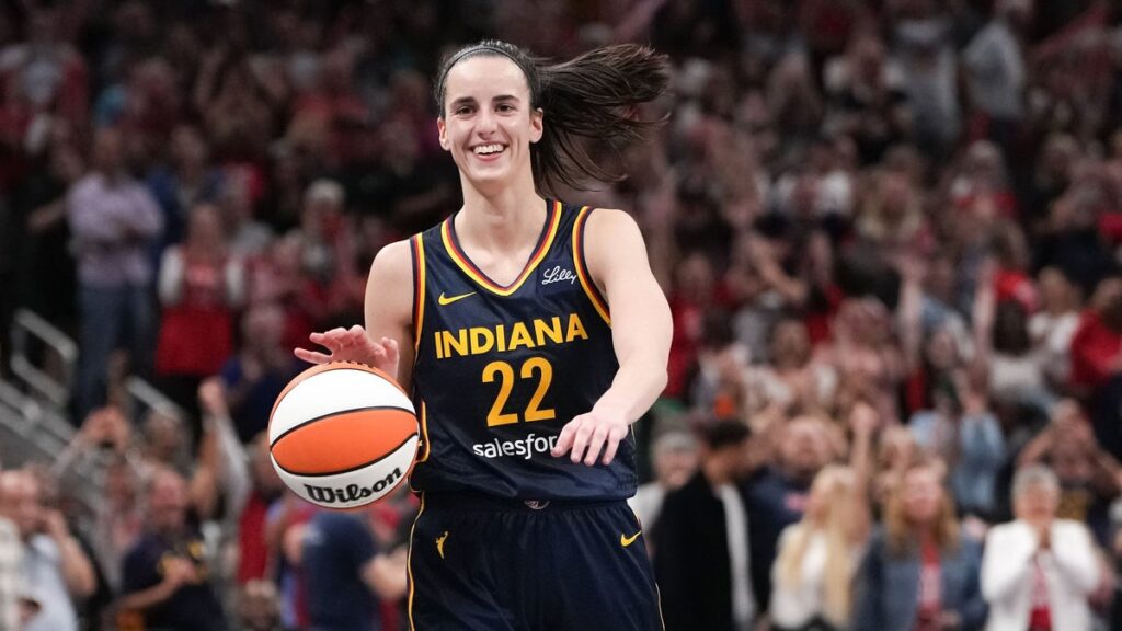 Caitlin Clark brings Taylor Swift into the WNBA and Swifties can’t get enough