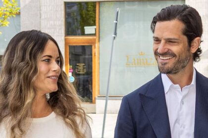 Princess Sofia is effortlessly elegant in all-white for outing with Prince Carl Philip