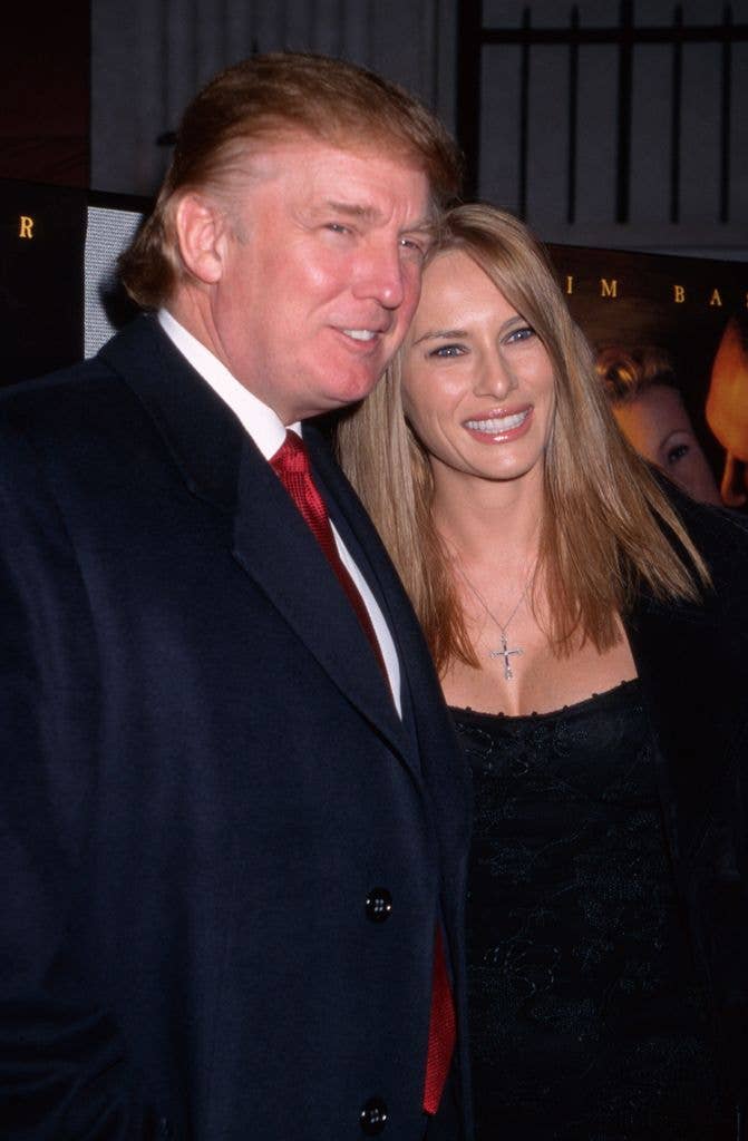 Melania Trump looks unrecognizable in rare 1990s lingerie-inspired red carpet look