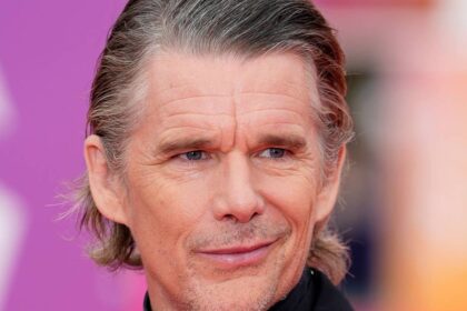 Ethan Hawke makes ultra-rare red carpet appearance with daughter Indiana, 15