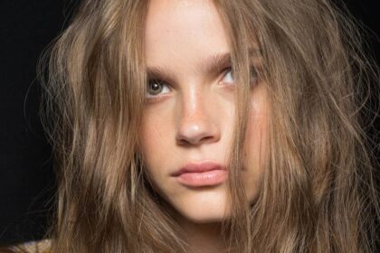 Bedhead hair is fashion month’s standout beauty trend