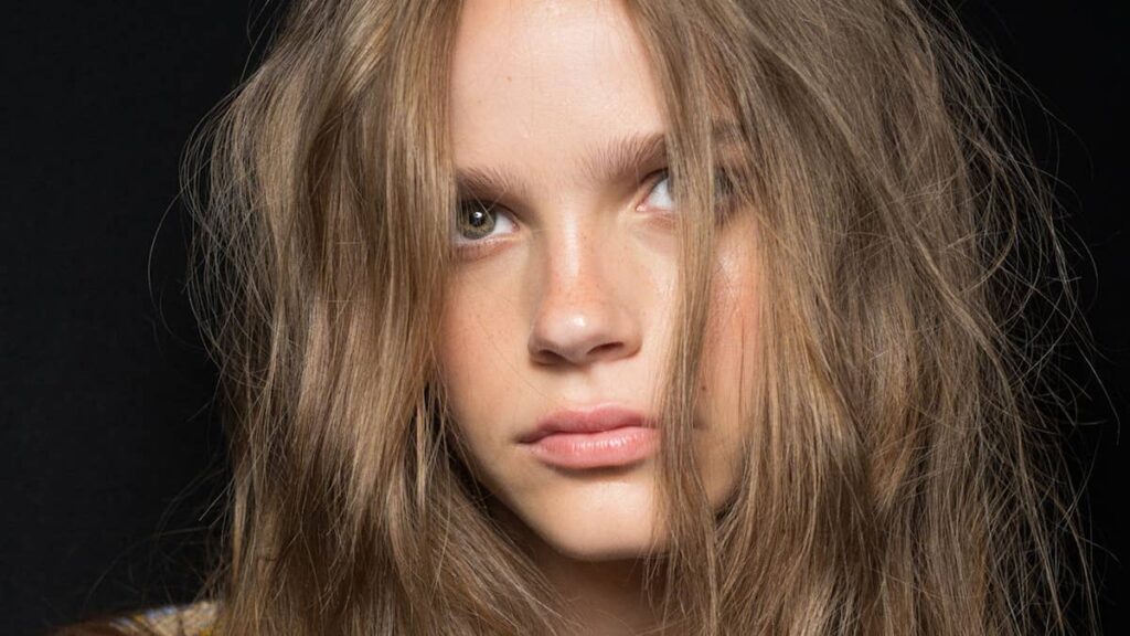 Bedhead hair is fashion month’s standout beauty trend