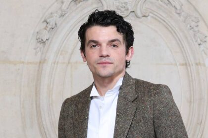 Edward Bluemel is entirely unrecognisable as he transforms into Agatha Christie’s iconic detective