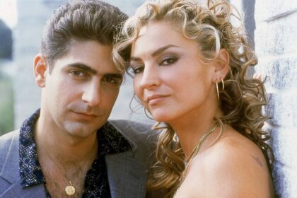 Sopranos star Drea de Matteo, 54, looks ageless as she walks the runway at OnlyFans fashion show