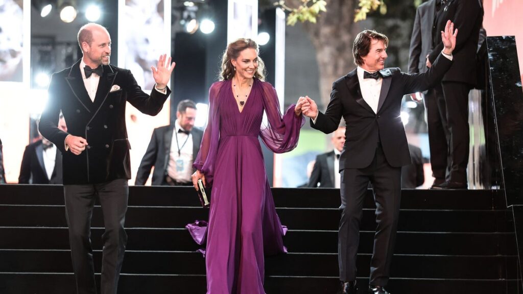 Kate Middleton nearly trips after gown mishap during Tom Cruise’s movie premiere