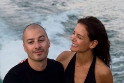 Katie Holmes, 47, dons tiny white bikini on romantic vacation with new boyfriend