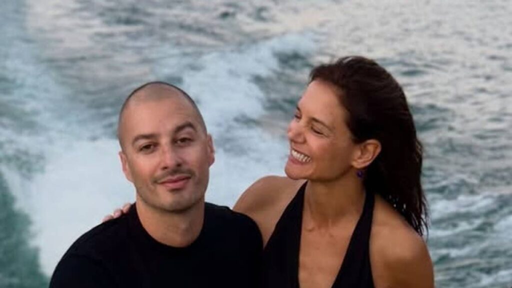 Katie Holmes, 47, dons tiny white bikini on romantic vacation with new boyfriend