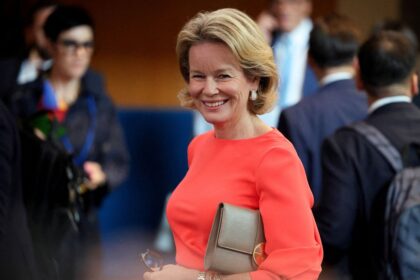 Queen Mathilde turns heads in New York with an unexpected twist on the classic pantsuit