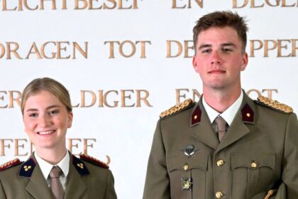 Prince Gabriel breaks composure at graduation for sweet brotherly moment with Princess Elisabeth