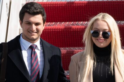 Tiffany Trump turns heads in a crop top and ruffled skirt as she soaks up Cannes
