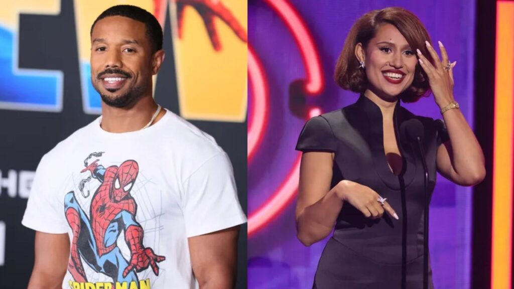 Michael B. Jordan spotted at Six Flags with singer Raye, sparking romance rumors