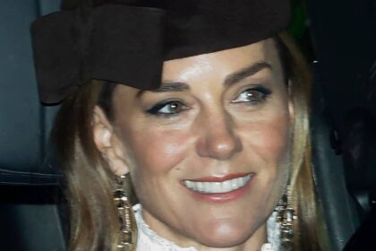 Kate Middleton is the picture of poised in country chic look as the royal family put on a united front in Balmoral