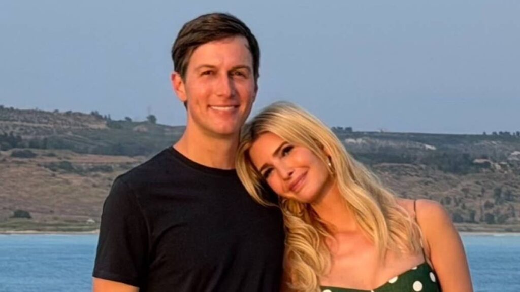 Ivanka Trump showcases her incredible figure in black swimsuit as she enjoys swim with husband Jared Kushner