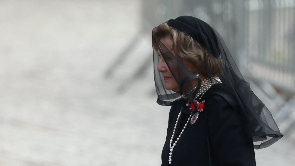 Queen Sonja’s emotional farewell at King Harald’s funeral