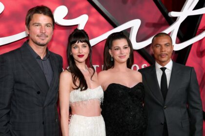 Dakota Johnson practices her Spanish, while Anne Hathaway and Ismael Cruz Córdova pose for HOLA!