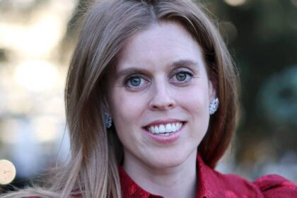 Princess Beatrice is a Gothic goddess in £1.1k directional new look