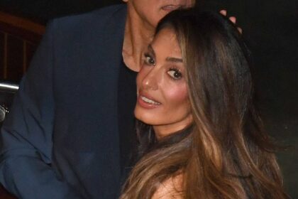 Amal Clooney is the ultimate flapper-girl in glitterball mini dress