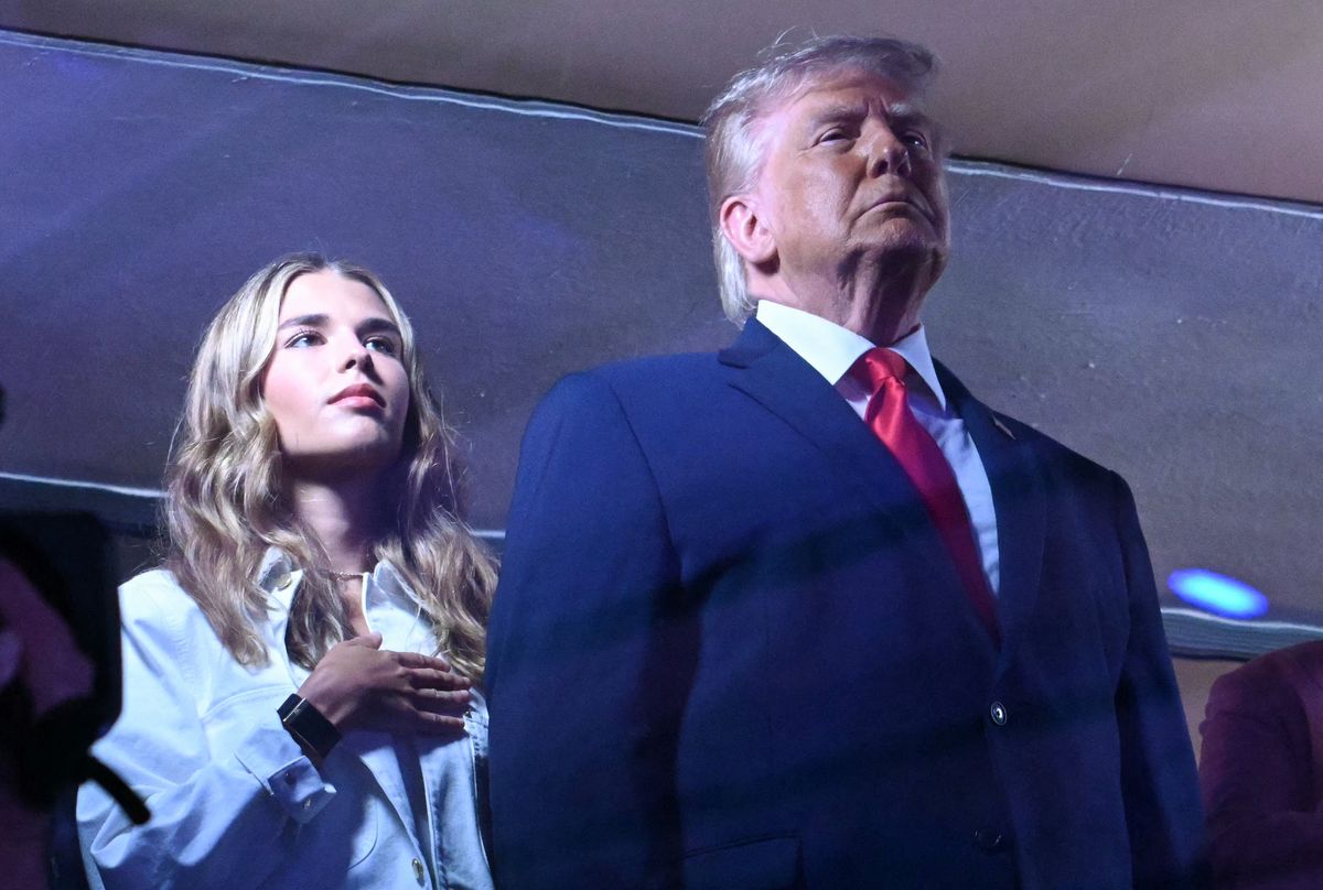 Kai Trump tears up saying goodbye to family and friends as she heads off to college