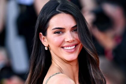 Kendall Jenner stuns in bold bikini cover up in new pictures