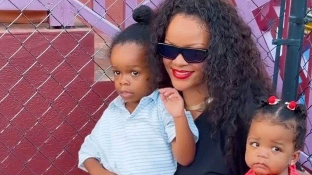 Ultra-glam Rihanna takes her 3 children to her hometown in full circle photos — but fans fixate on one detail