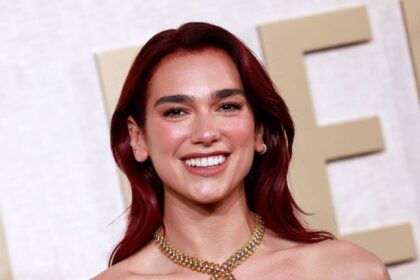 Dua Lipa sends fans wild with daring see through blue string top