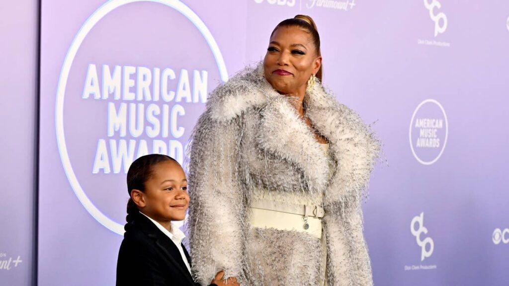 Queen Latifah’s rarely-seen son Rebel steals the spotlight in adorable family moment