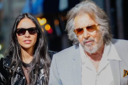 Al Pacino, 86, poses with his son’s mother, 32, for a rare ‘parents night out’